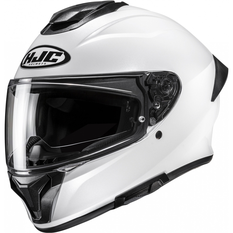 HJC C71 Solid каска за мотоциклет с пълно лице, перлено бяла