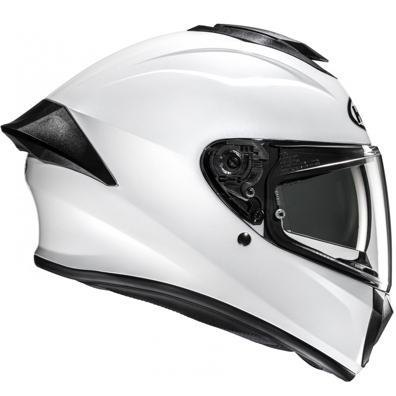 HJC C71 Solid каска за мотоциклет с пълно лице, перлено бяла
