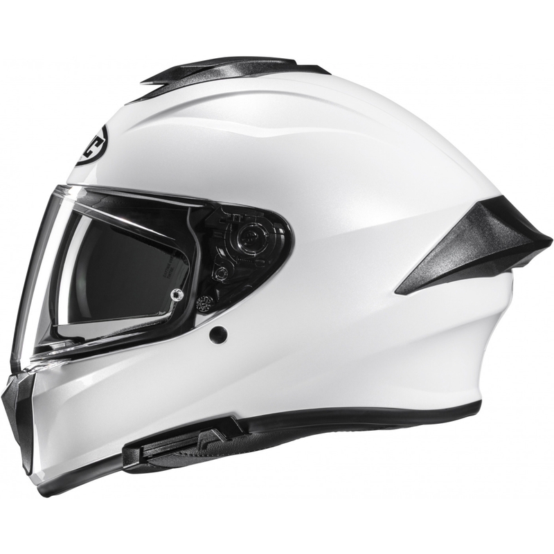 HJC C71 Solid каска за мотоциклет с пълно лице, перлено бяла