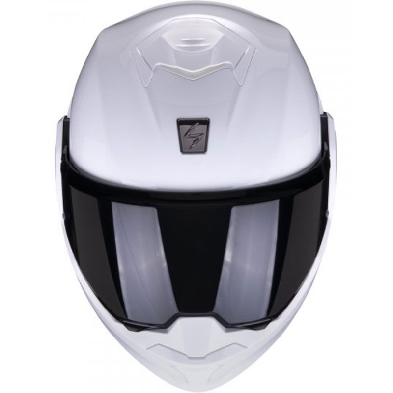 Каска Scorpion EXO-TECH EVO с отваряща се конструкция, бяла, гланцирана