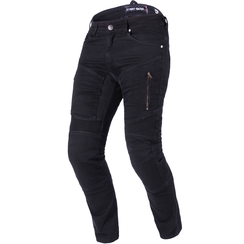 Мотоциклетни дънки Street Racer Stretch II CE, черни