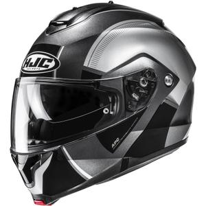HJC C91N Jyn MC5 каска за мотоциклет с отваряне, черно-сребриста