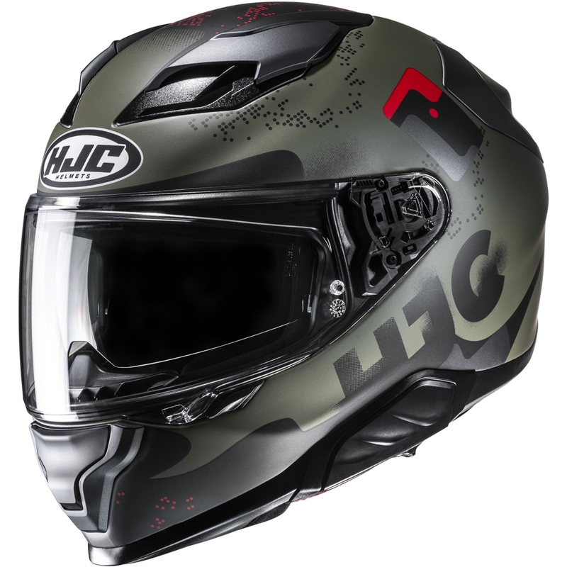 Мото каска за цял нос HJC F71 Faco MC1SF, каки-черна