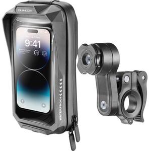 Универсален водоустойчив калъф за мобилни телефони Interphone QUIKLOX Waterproof, макс. 7" с монтаж за кормило