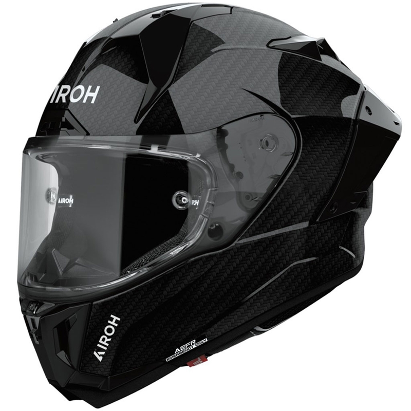 Airoh GP800 Carbon каска за мотоциклет с пълно лице, лъскаво черна