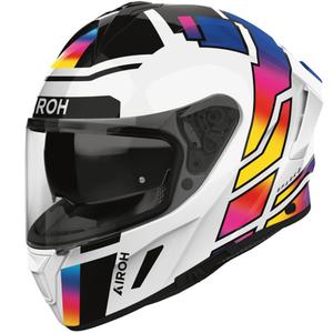 Мотоциклетна каска Airoh SPARK 2 Livery, пълна с лице, лъскава, дъга