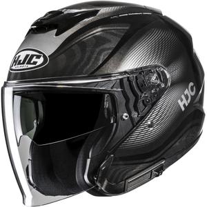 Отворена мотоциклетна каска HJC i40N Vision MC5 черно-бяла