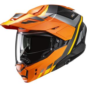 Мото каска с отваряне HJC i80 Imes MC3H черно-сиво-оранжево