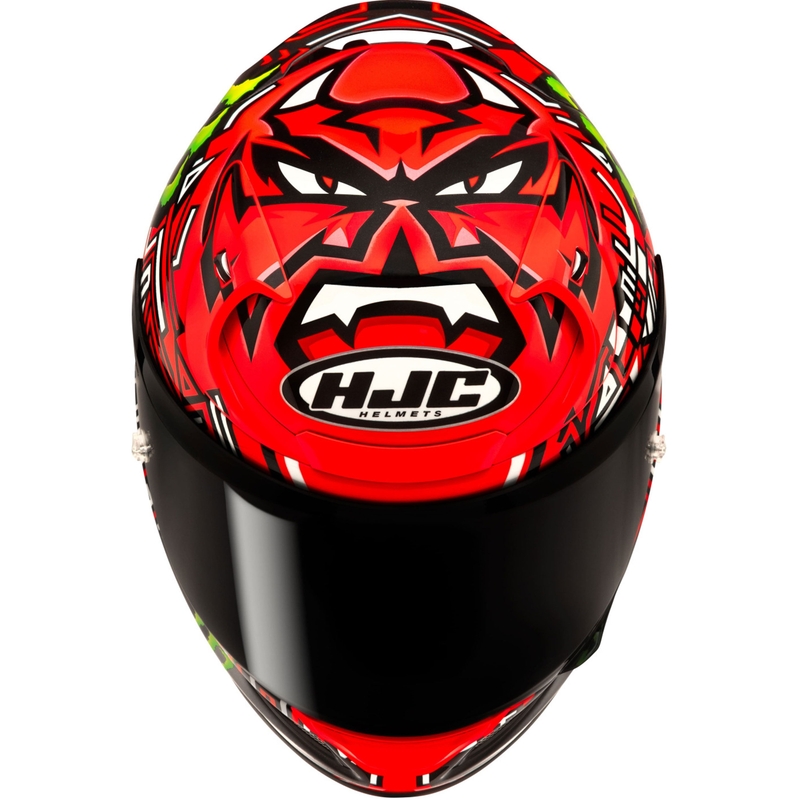 HJC RPHA 12 Quartararo Replica II MC1 каска за мотоциклет с пълно лице, червено-черна