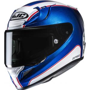 HJC RPHA 12 Respon MC2 каска за мотоциклет с пълно лице, синьо-бяло-червено
