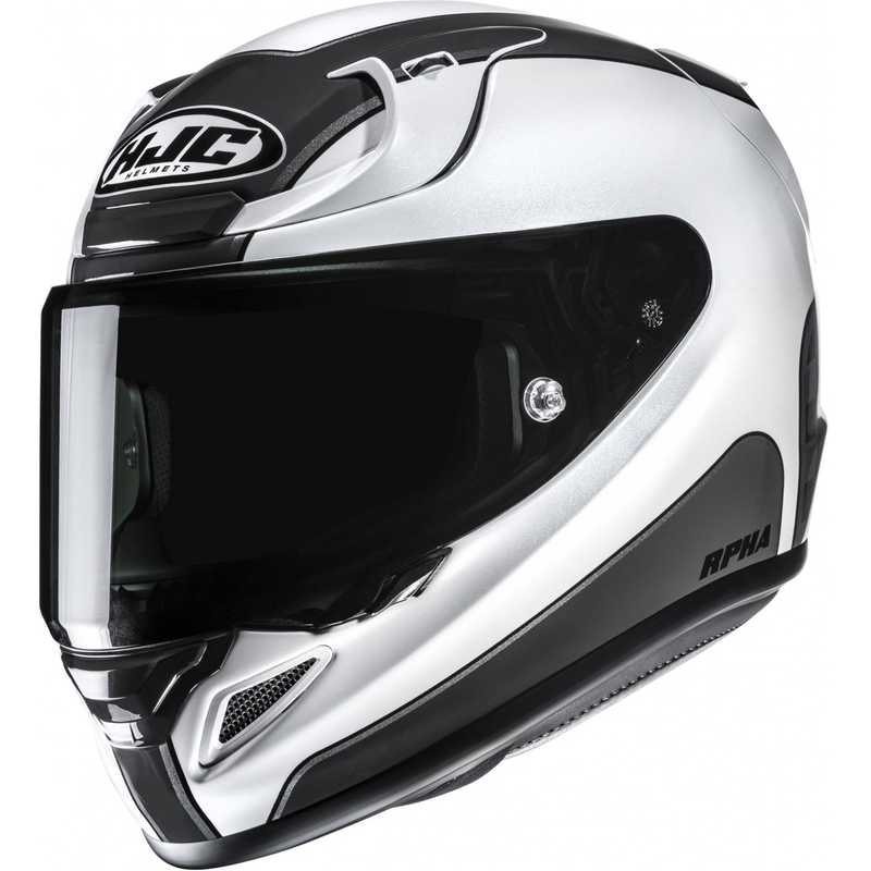 HJC RPHA 12 Respon MC5 каска за мотоциклет с пълно лице, бяло-черна