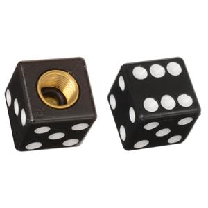 Черни капачки за клапани Oxford Lucky Dice