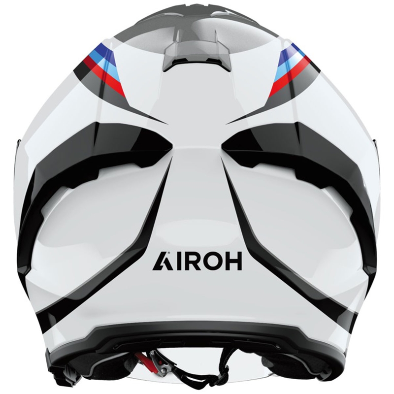 Отворена мотоциклетна каска Airoh H21 Arrow, лъскаво сиво-бяла