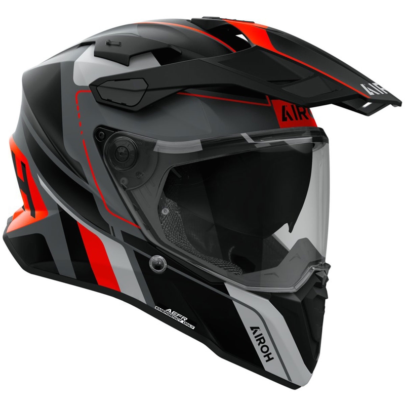 Каска Airoh Commander 2 Skip Enduro, матово оранжева