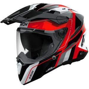 Ендуро каска Airoh Commander 2 Skip, лъскаво червена