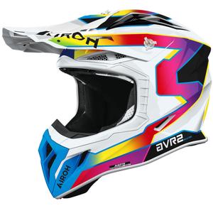 Каска за мотокрос Airoh Aviator ACE 2 Sunrise, лъскава, многоцветна