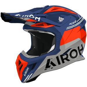Каска за мотокрос Airoh Aviator ACE 2 Fury, лъскава, циан-червена