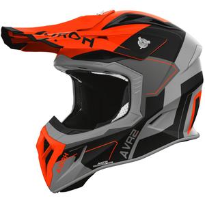 Мотокрос каска Airoh Aviator ACE 2 Shield матово оранжева