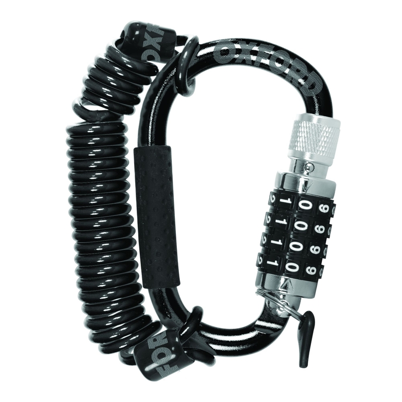 Zámek na přilby a příslušenství Oxford ScootSafe černý