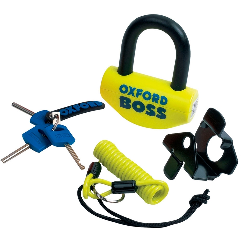 Ключалка Oxford Boss U профил жълто-черен 12,7 mm