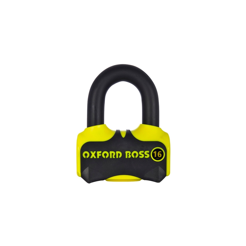 Zámek kotoučové brzdy Oxford Boss 16 žluto-černý