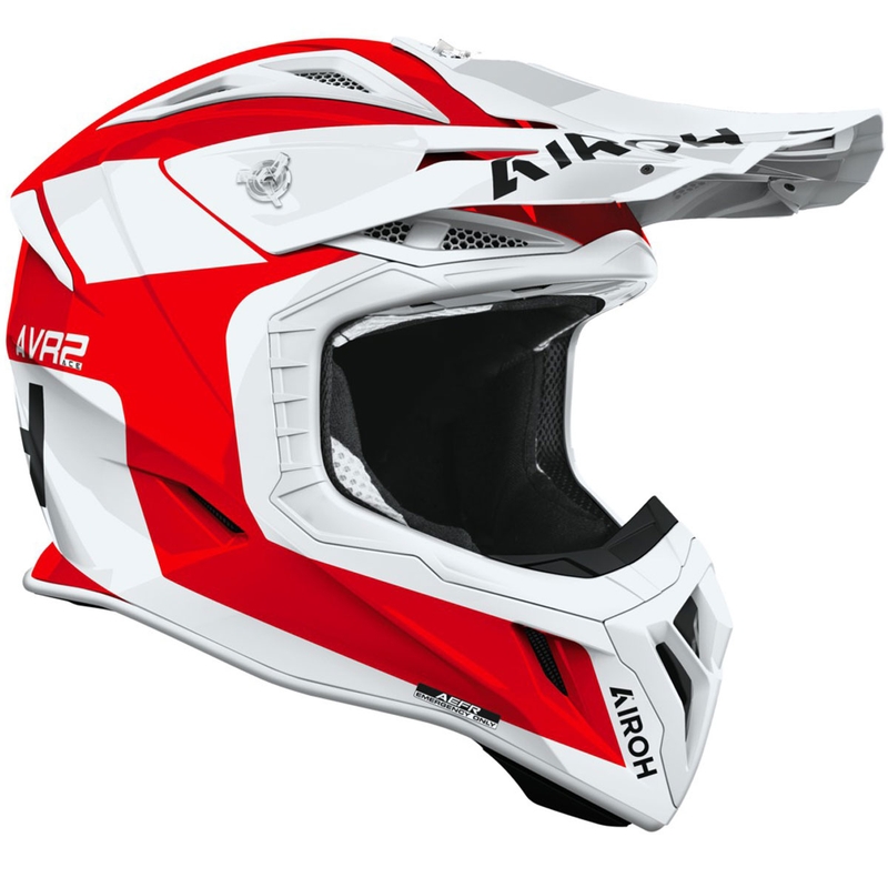Мотокрос каска Airoh Aviator ACE 2 Iron, лъскаво червена