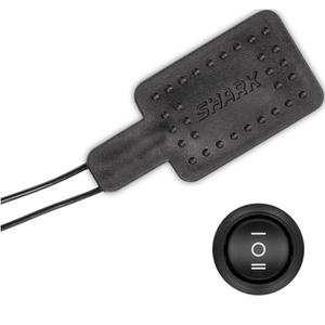 Комплект за затопляне на палеца Shark, черен