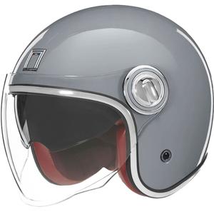 NOX PREMIUM Heritage отворена каска, сива