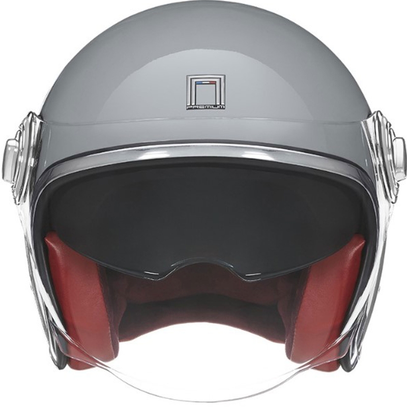 NOX PREMIUM Heritage отворена каска, сива