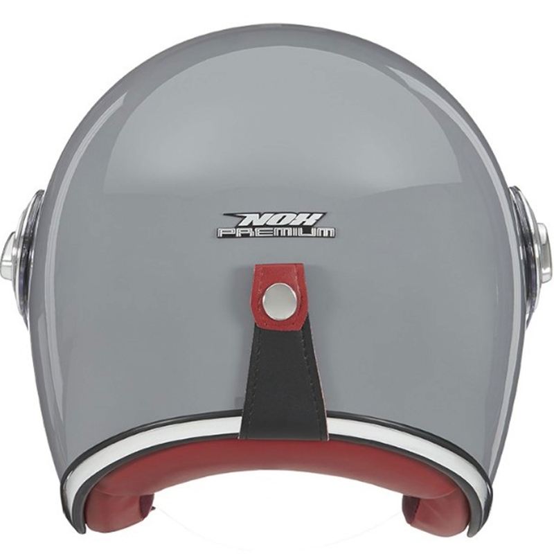 NOX PREMIUM Heritage отворена каска, сива