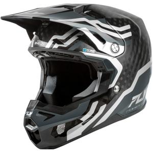 FLY Racing Formula S Carbon Byte мотокрос каска карбон-сив-сребрист