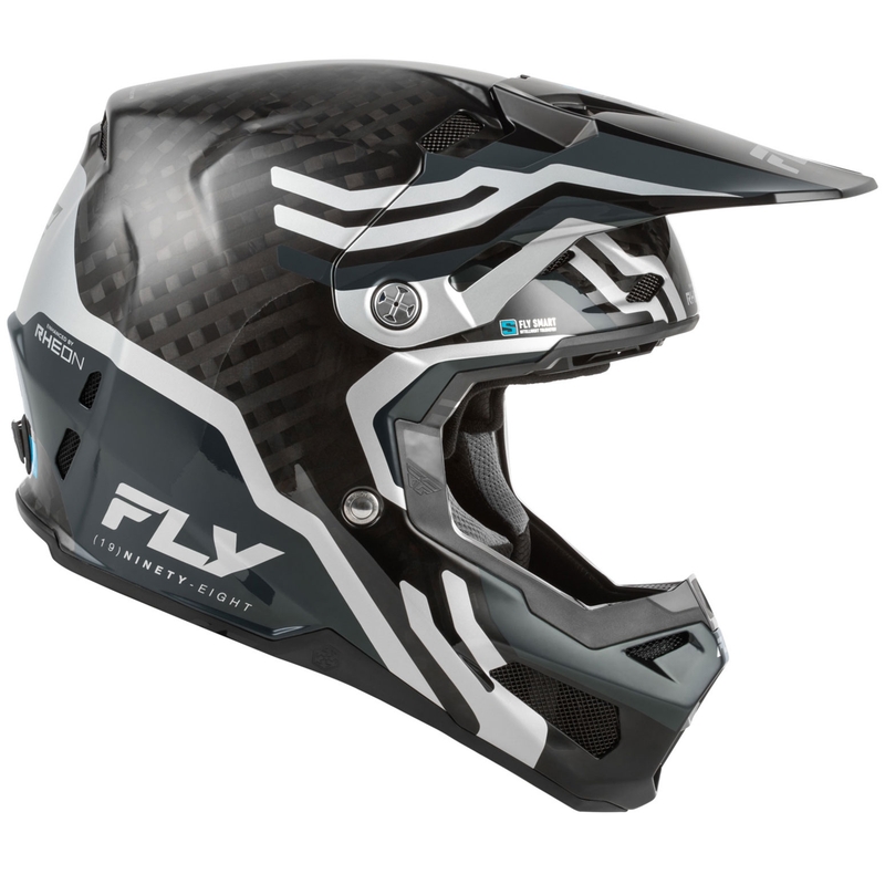 FLY Racing Formula S Carbon Byte мотокрос каска карбон-сив-сребрист