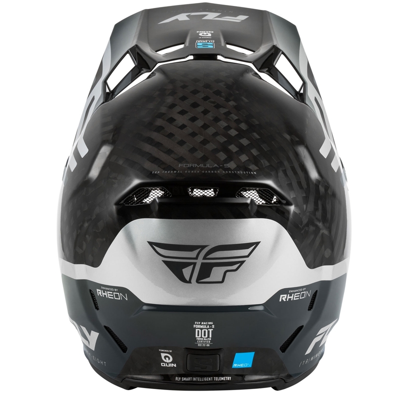 FLY Racing Formula S Carbon Byte мотокрос каска карбон-сив-сребрист