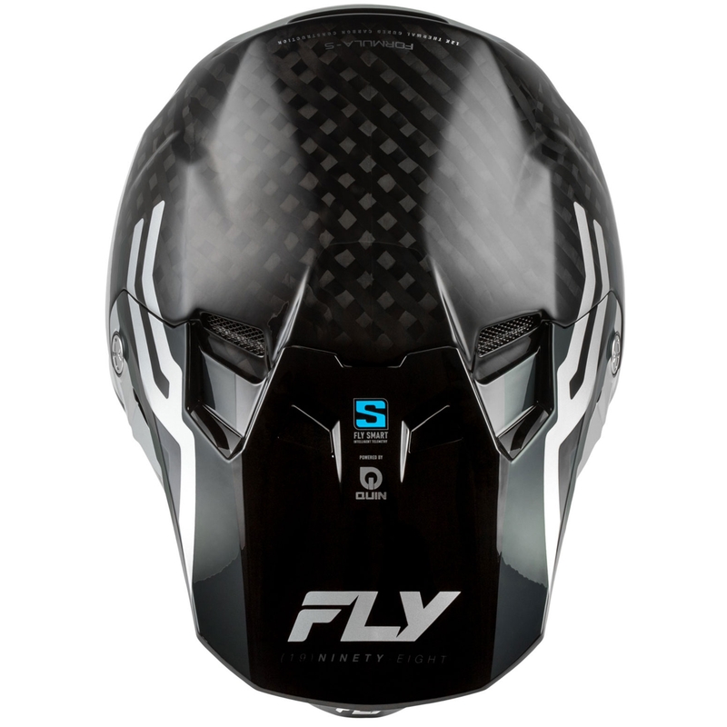 FLY Racing Formula S Carbon Byte мотокрос каска карбон-сив-сребрист