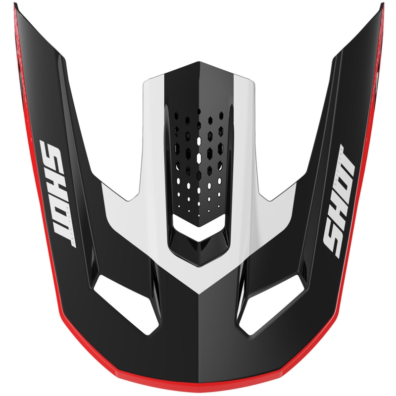 Козирка за каски Shot Speed Hybrid, лъскаво червена