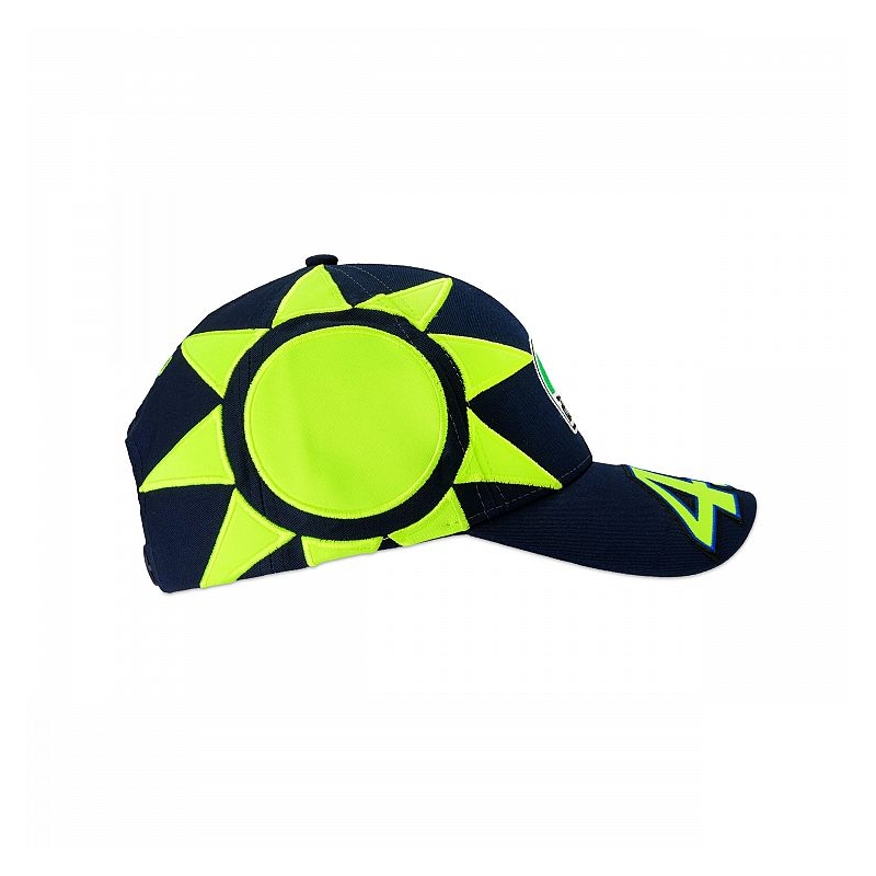 Dětská kšiltovka VR46 Valentino Rossi REPLIKA SUN AND MOON modro-žlutá
