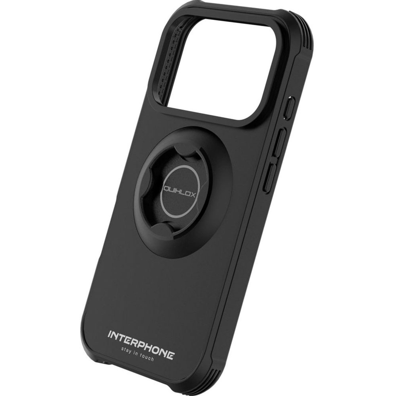 Interphone QUIKLOX Tetraforce - калъф за телефон Apple iPhone 17 Pro Max, черен