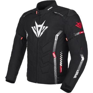 Мотоциклетно яке RSA Rider черно-бяло-червено