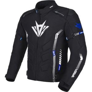 Мотоциклетно яке RSA Rider черно-бяло-синьо