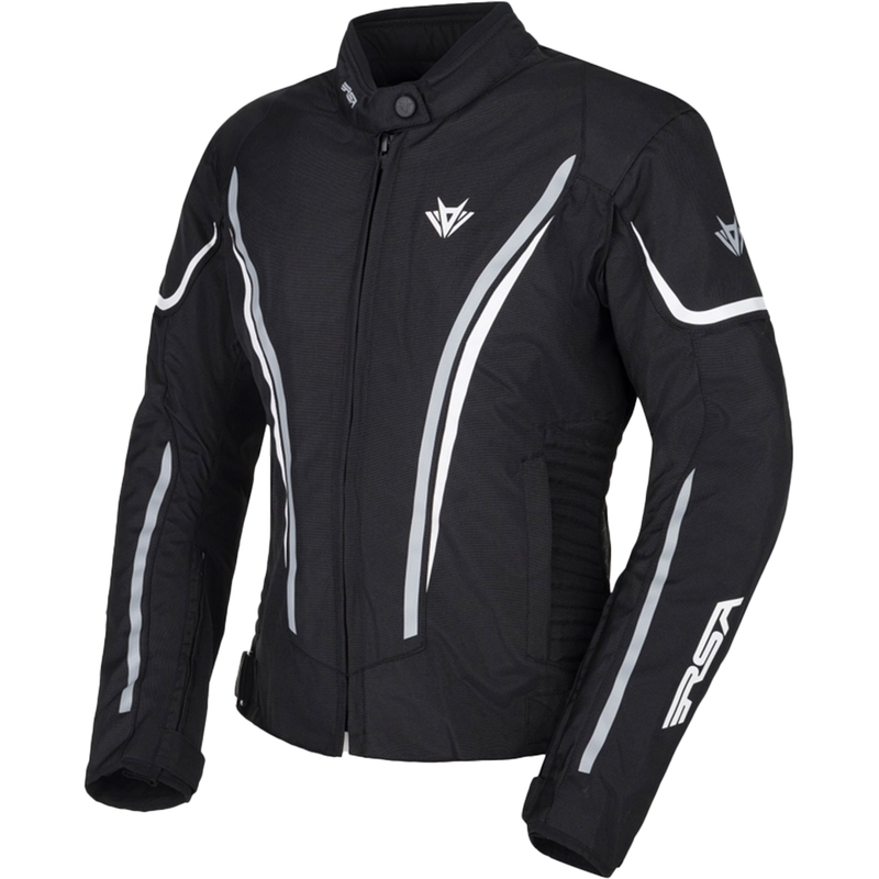 Дамско мотоциклетно яке RSA Wasp Black-Grey-White