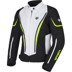 Мотоциклетно яке RSA Wasp White-Black-Fluo Yellow за жени