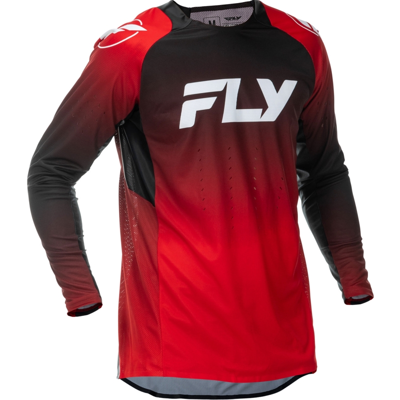 FLY Racing Evolution мотокрос фланелка червено-черно-бяла