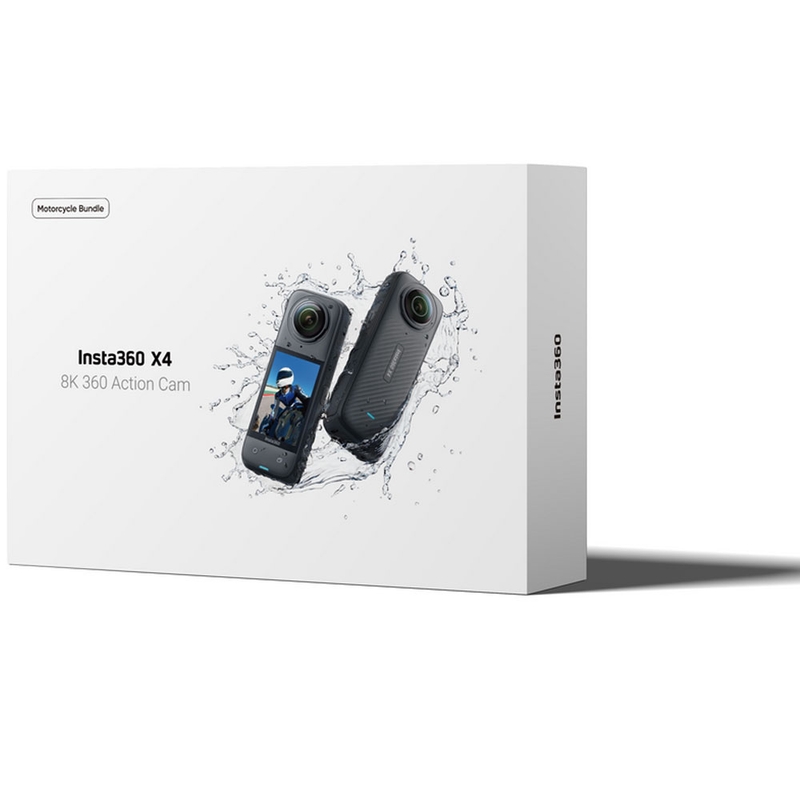 Insta360 X4 Комплект за мотоциклет Екшън камера, черна
