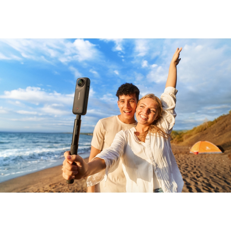 Insta360 X4 Комплект за мотоциклет Екшън камера, черна