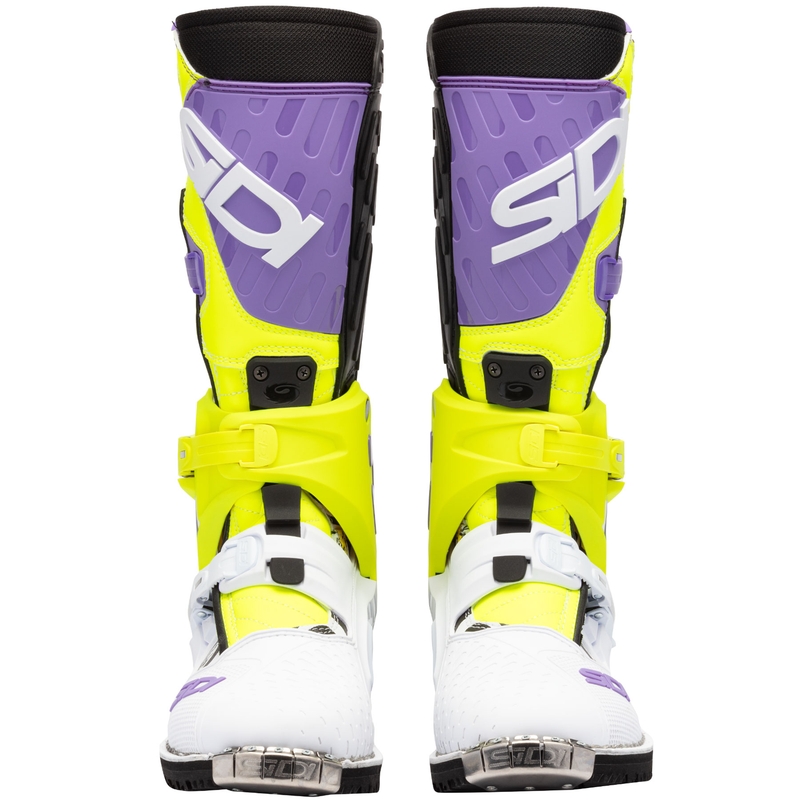 Мотоциклетни ботуши SiDi Crossair HD End BB002 лилаво-жълто-бели