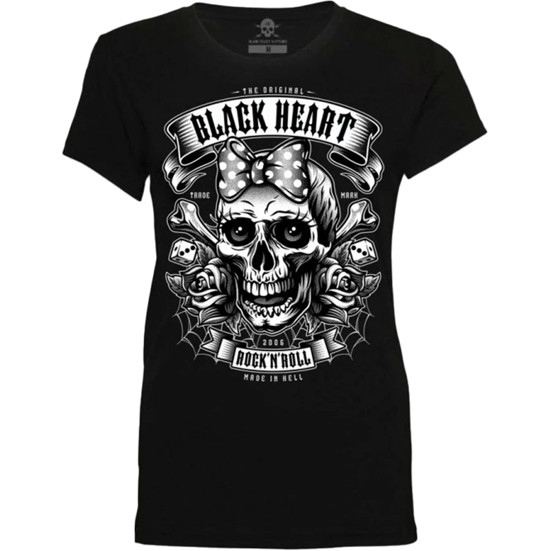 Дамска тениска Black Heart Miss Murder black