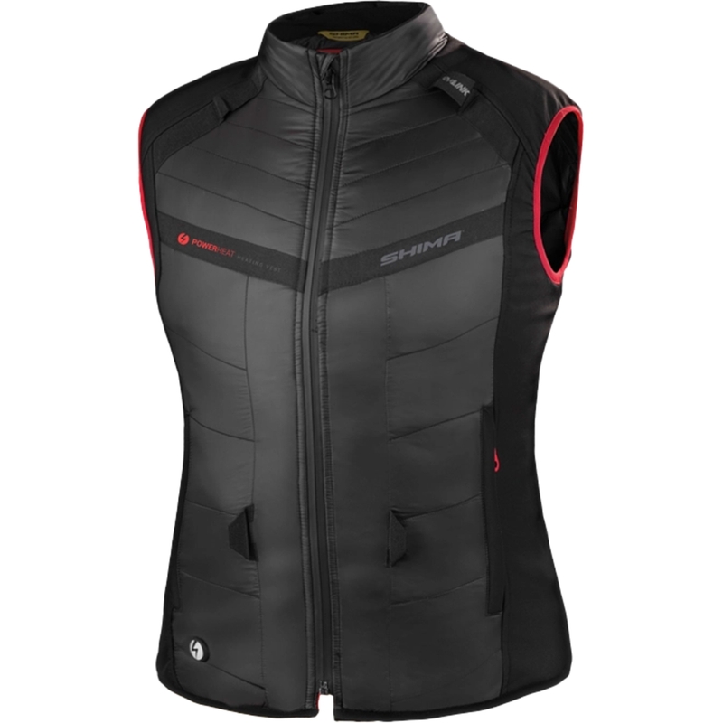 Дамска жилетка Shima Powerheat черно-червена