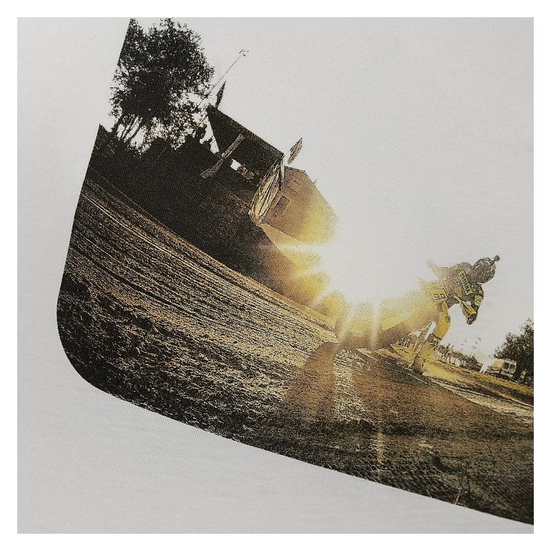 Triko VR46 Valentino Rossi MOTOR RANCH GOPRO bílé