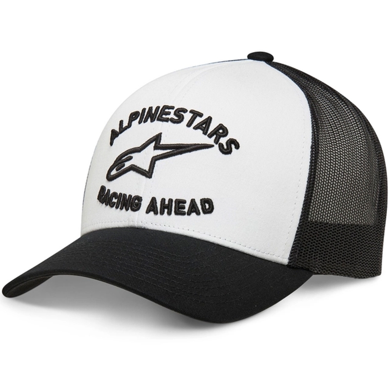 Шапка Alpinestars Tripleer бяло-черно-бяло