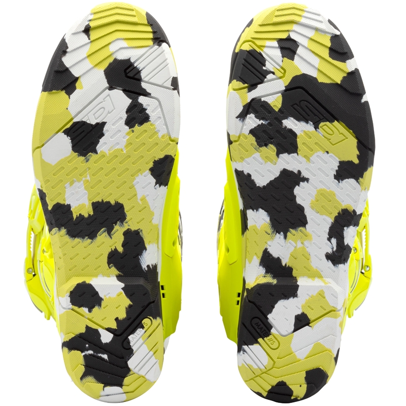 Мотоциклетни ботуши SiDi Crossair X RACR001 черно-флуоресцентно жълто